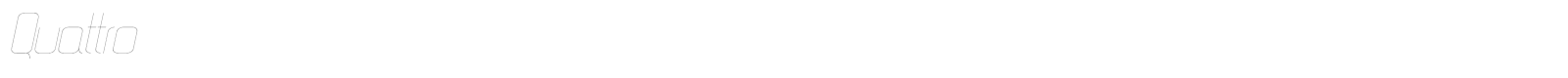 Quattro font preview